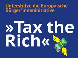 Europäische Bürgerinitiative „Tax the Rich“: Reiche gerecht besteuern – Klimaschutz sozial gestalten!