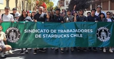 "Unsere Arbeitsstunde ist weniger wert als ein Kaffee": Streik bei Starbucks in Chile von über 1.200 KollegInnen in 170 Starbucks-Filialen im ganzen Land