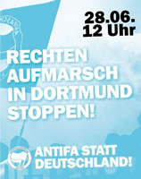 28. Juni 2025: Rechten Aufmarsch in Dortmund stoppen!
