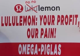 Philippinen: Protest gegen Union-Busting bei Metro Wear 2, Zulieferer von Lululemon (Sportbekleidung)