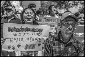 USA: Proteste gegen die Abschiebepolitik von Trump, Foto von David Bacon