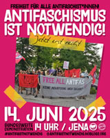 Antifa ist notwendig: Bundesweite Demonstration am 14. Juni 2025 in Jena