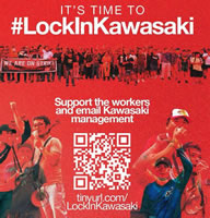 #LockInKawasaki: Seit 21. Mai 2025 streikenden ArbeiterInnen bei Kawasaki Motors Philippines droht die Zerschlagung ihrer Gewerkschaft
