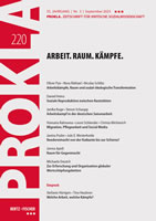 PROKLA 220 vom September 2025: Arbeit. Raum. Kämpfe.