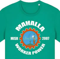[Mit dem LabourNet-Discount-Code] Das September-2025-Shirt von Working Class History/dna: Mahalla Worker Power (Ägypten 2007)
