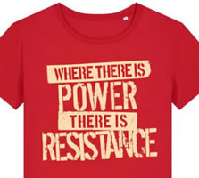 [Mit dem LabourNet-Discount-Code] Das Oktober-2025-Shirt von Working Class History/dna: Macht und Widerstand (Power And Resistance)