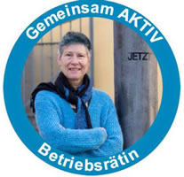 Betriebsrätin Isabella Paape der Liste "Gemeinsam AKTIV" bei Siemens Energy in Erlangen