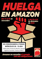 CGT Murcia en Amazon Murcia, en Huelga