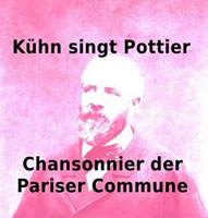CD-Cover: KÜHN SINGT POTTIER (Oktober 2025 Eigenverlag)