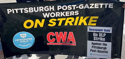 USA: Streikende ArbeiterInnen der Pittsburgh Post-Gazette
