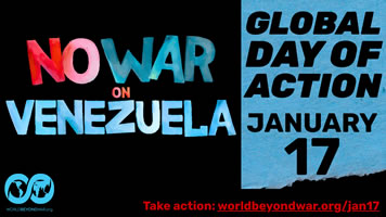 Weltweiter Aktionstag in Solidarität mit Venezuela: 17. Januar 2026: Kein Krieg, kein Umsturz, kein Staatsstreich, keine Sanktionen!
