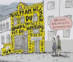 Karikatur von Til Mette: Reziproke Kulturförderung (Quelle: Lesen hilft!)