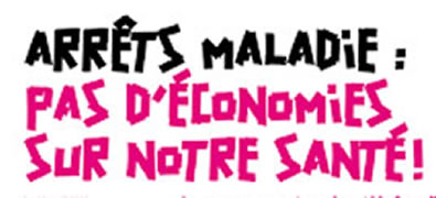 Union syndicale Solidaires : Arrêts maladie : pas d’économies sur notre santé !