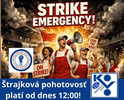 Streikabstimmung der Zo Oz Kovo Kia bei kia slovakia im April 2026