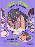 Aufruf zur 1. Mai Demo 2026 von WER HAT, DER GIBT Hamburg: Geld ist da! Ran an die Reichen!