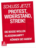 „Schluss jetzt. Protest, Widerstand, Streik“ – eine Resolution der IG Metall Vertrauensleute Mercedes Benz Stuttgart Untertürkheim im Juni 2026