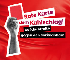 [IG BAU] Rote Karte dem Kahlschlag: Demo-Termine gegen den Sozialabbau 2026