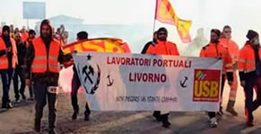 Unione Sindacale di Base: Caldo estremo. Basta parole: ora servono fatti. Usb proclama lo stato di agitazione in tutto il porto di Livorno / Italia