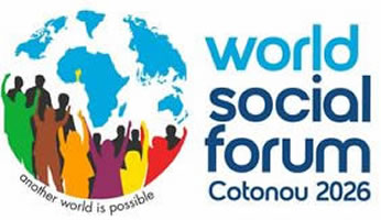18. Weltsozialforum 2026 vom 4. bis 8. August 2026 in Cotonou / Bénin