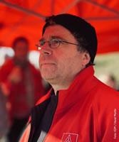 Trauer um Christoph Ellinghaus :: IG Metall Jena-Saalfeld und Gera (IG Metall-Presse-Foto von Horst Martin)