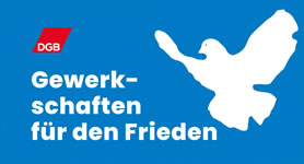 Antikriegstag 2026: "Friedensfähig statt kriegstüchtig! Gemeinsam für Völkerverständigung, soziale Gerechtigkeit und eine Welt ohne Krieg" (DGB)