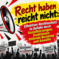 ["Recht Haben? Reicht Nicht."] Existenznot vor Gericht: Eilverfahren gegen Jobcenter mehr als verdoppelt - Organisationen warnen vor weiteren sozialen Einschnitten