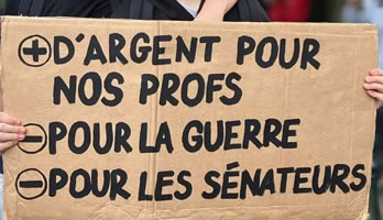 SNES-FSU Syndicat National des Enseignements de Second degré: Mobilisations lycéennes : appel aux personnels à se tenir aux côtés des élèves dans la manifestation et la grève le 8 octobre